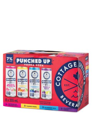 Cottage Springs Punched Up Vodka Soda Mixed 8 Pack