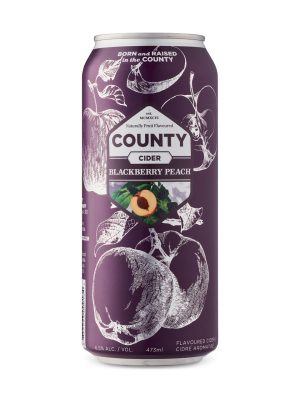 County Cider Blackberry Peach