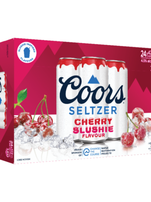 COORS SELTZER SLUSHIE CHERRY 24 X Can 473 ml