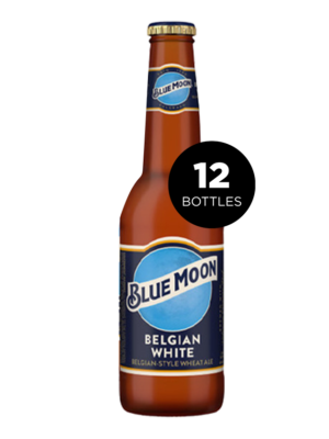 BLUE MOON BELGIAN WHITE 12 X Bottle 341 ml