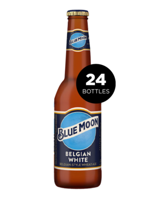BLUE MOON BELGIAN WHITE 24 X Bottle 341 ml
