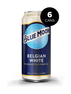 BLUE MOON BELGIAN WHITE 6 X Can 473 ml