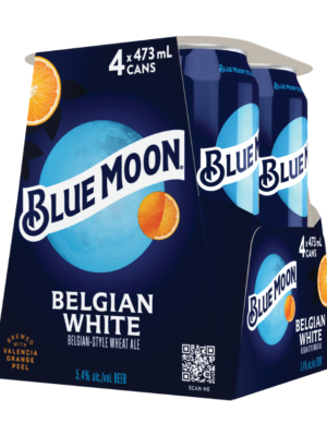 BLUE MOON BELGIAN WHITE 4 X Can 473 ml