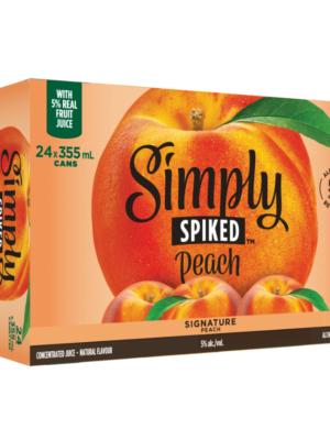 SIMPLY SPIKED PEACH 24 X Can 355 ml