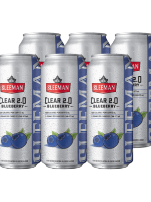 SLEEMAN CLEAR 2.0 BLUEBERRY 6 X Can 473 ml