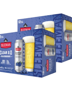 SLEEMAN CLEAR 2.0 BLUEBERRY 24 X Can 473 ml