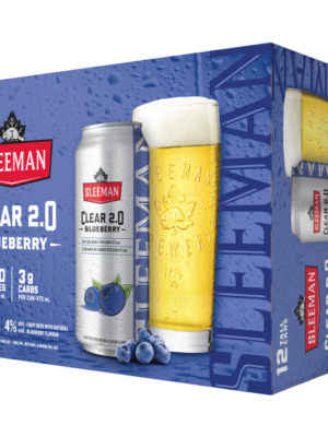 SLEEMAN CLEAR 2.0 BLUEBERRY 12 X Can 473 ml