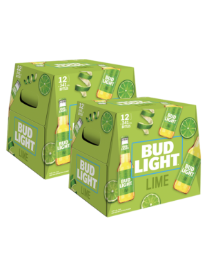 BUD LIGHT LIME 24 X Bottle 341 ml