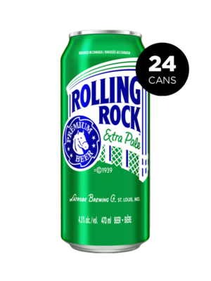 ROLLING ROCK PALE LAGER 24 X Can 473 ml