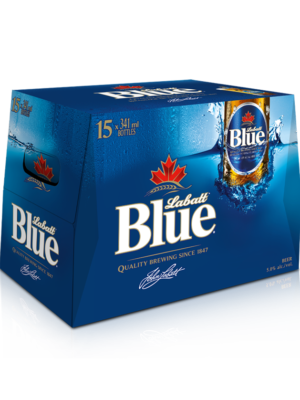 LABATT BLUE 15 X Bottle 341 ml