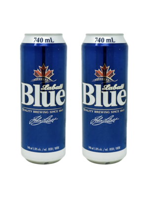 LABATT BLUE 2 X Can 740 ml
