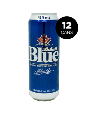 LABATT BLUE 12 X Can 740 ml