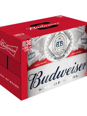 BUDWEISER 30 X Can 355 ml