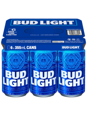 BUD LIGHT 6 X Can 355 ml