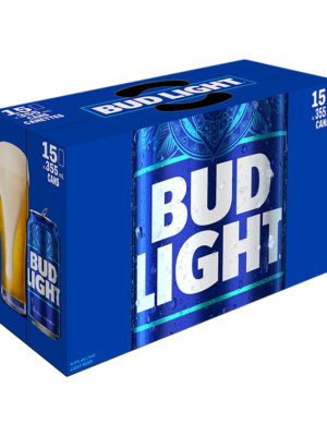 BUD LIGHT 15 X Can 355 ml