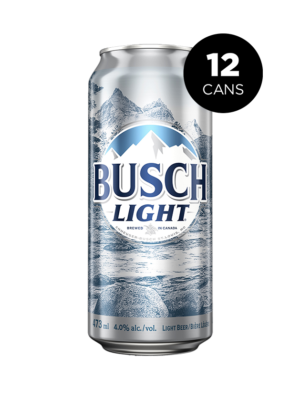 BUSCH LIGHT 12 X Can 473 ml