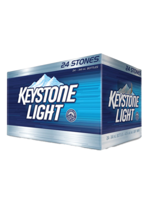 KEYSTONE LIGHT 24 X Bottle 341 ml