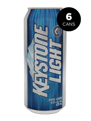 KEYSTONE LIGHT 6 X Can 473 ml
