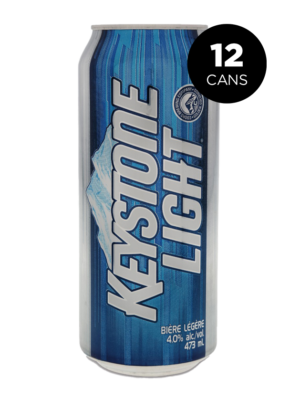KEYSTONE LIGHT 12 X Can 473 ml