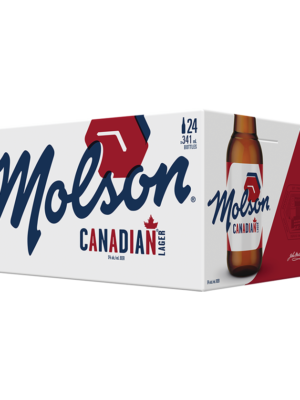 MOLSON CANADIAN 24 X Bottle 341 ml