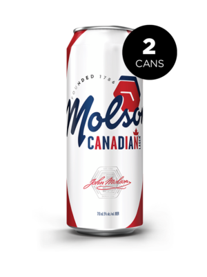 MOLSON CANADIAN 2 X Can 710 ml