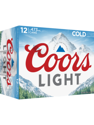 COORS LIGHT 12 X Can 473 ml