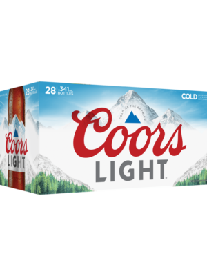COORS LIGHT 28 X Bottle 341 ml