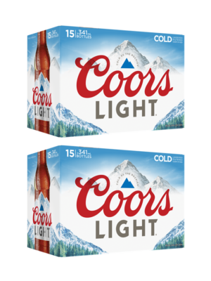 COORS LIGHT 30 X Bottle 341 ml