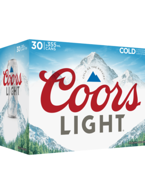 COORS LIGHT 30 X Can 355 ml