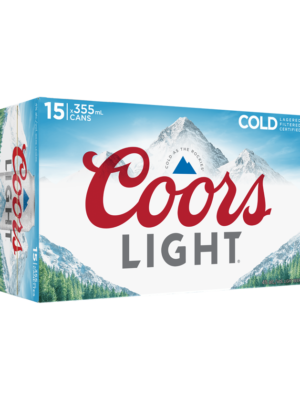 COORS LIGHT 15 X Can 355 ml