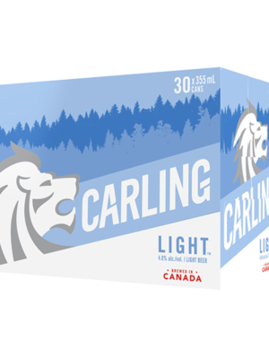 CARLING LIGHT 30 X Can 355 ml