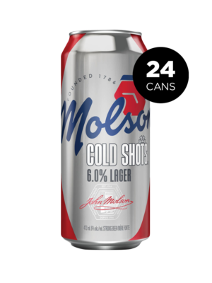 MOLSON COLD SHOTS 24 X Can 473 ml