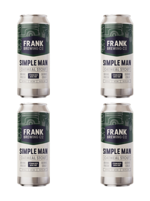 SIMPLE MAN OATMEAL STOUT 4 X Can 473 ml
