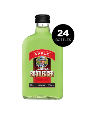 JOHNY BOOTLEGGER ALCATRAZ SOUR APPLE 24 X Bottle 200 ml