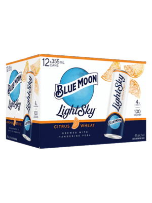 BLUE MOON LIGHT 12 X Can 355 ml