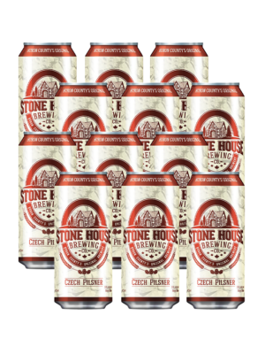 STONE HOUSE PREMIUM CZECH PILSNER 12 X Can 473 ml