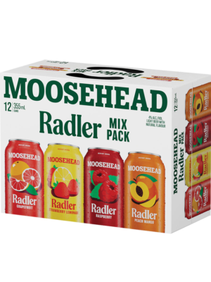 MOOSEHEAD RADLER MIXED PACK 12 X Can 355 ml