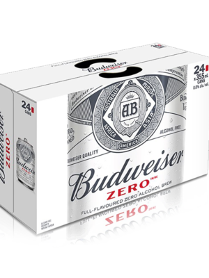 BUDWEISER ZERO 24 X Can 355 ml