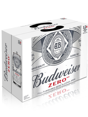 BUDWEISER ZERO 12 X Can 355 ml