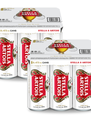 STELLA ARTOIS 12 X Can 473 ml