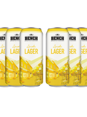 BENCH BREWING LINCOLN LAGER 6 X Can 473 ml