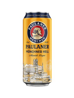 PAULANER HELL MUNCHNER LAGER 1 X Can 500 ml