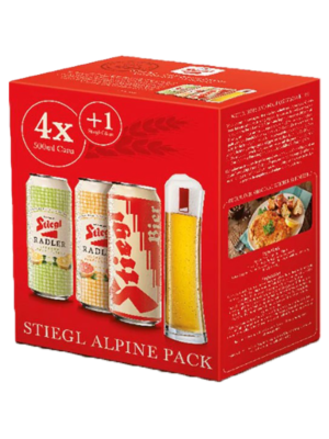 STIEGL ALPINE PACK 4 X Can 500 ml