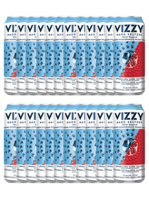 VIZZY HARD SELTZER BLUEBERRY POMEGRANATE 24 X Can 473 ml