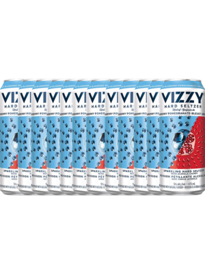 VIZZY HARD SELTZER BLUEBERRY POMEGRANATE 12 X Can 473 ml