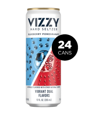 VIZZY HARD SELTZER BLUEBERRY POMEGRANATE 24 X Can 355 ml