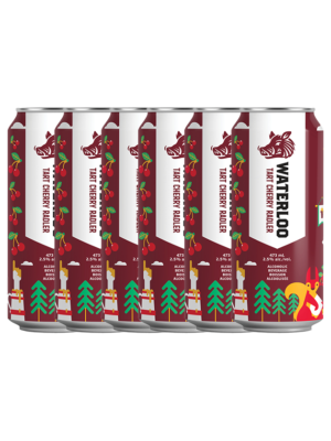 WATERLOO TART CHERRY RADLER 6 X Can 473 ml