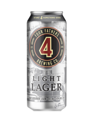 FOUR FATHERS LIGHT LAGER 1 X Can 473 ml