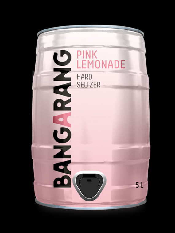 BANGARANG PINK LEMONADE HARD SELTZER 12 X Can 473 ml The Beer Man