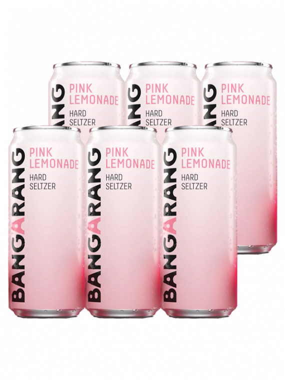 BANGARANG PINK LEMONADE HARD SELTZER 6 X Can 473 ml The Beer Man